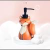 500ml Resin Fox Lotion Bottle Cartoon Animal Soap Liquid Container Home Hotel Shampoo Shower Gel Hand Sanitizer Storage Bottle