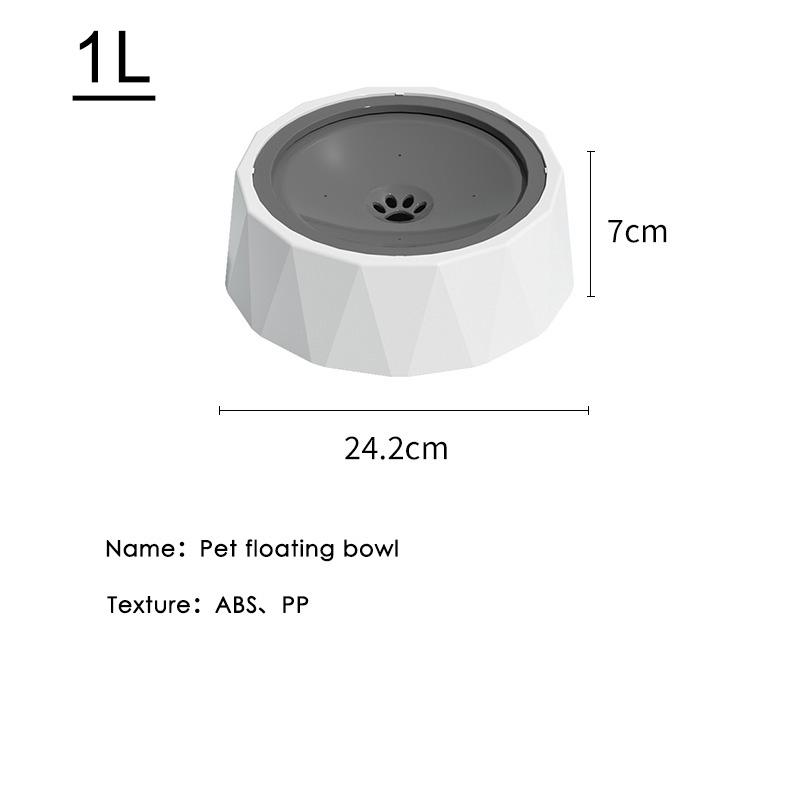 1/1.5L Câine Pet Bowl Plutitor Pisică Câine Apă Potabilă Pisică Drive Apă Bowl Pet Non-Umezire Gură Apă Băutură Pet Supplies