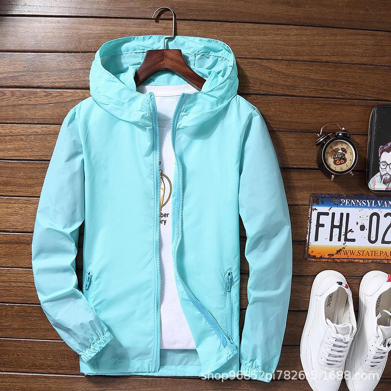 

Солнцезащитная одежда для мужчин и женщин, тонкая, дышащая, быстросохнущая.. Ветровка большого размера для пар, для занятий спортом на открытом воздухе, с защитой кожи. L