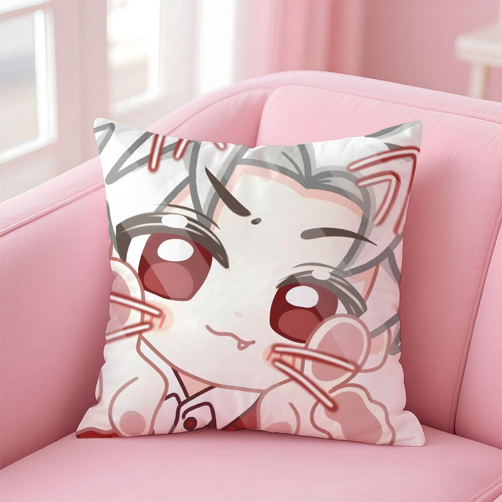 game L-Love and Deepspace Cushion Cover Comfortable Reversible Pillow Cover Ideal for Car Sofa Bedroom & Beyond