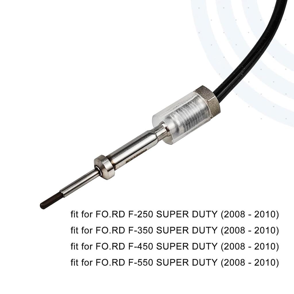 8C3Z12B591B Exhaust Gas Temperature Sensor EGT Sensor ETS123 8C3Z12B591E Compatible fit for Ford Super Duty F250 F350 2008-2010 6.4L Models