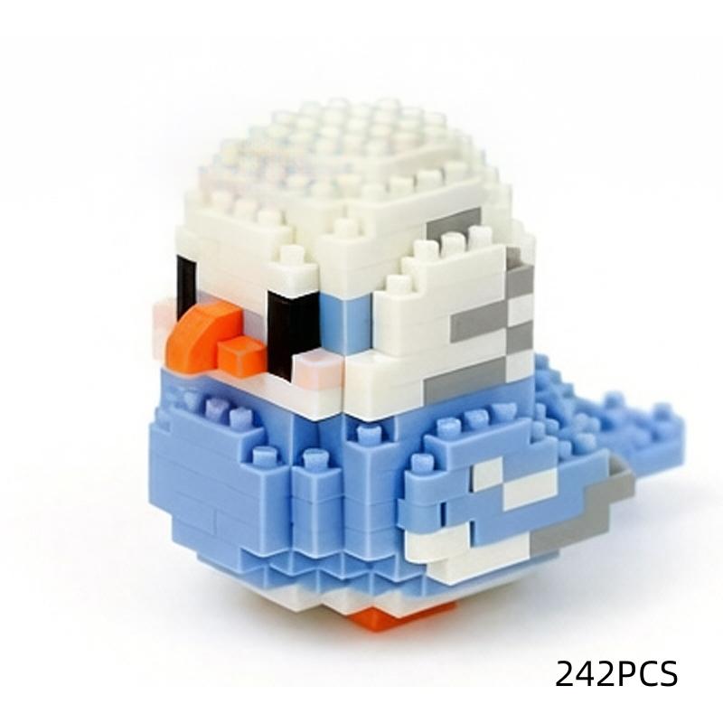 

Bird Micro Building Blocks Set, Colorful Parrot Animal Figures, Creative Educational Toys Gift for Kids Boys Girls