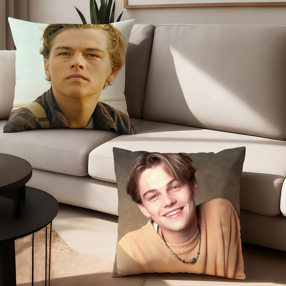 Actor L-Leonardo Dicaprio Pillow Case Suitable For Bedrooms Living Rooms Cars Home Decoration