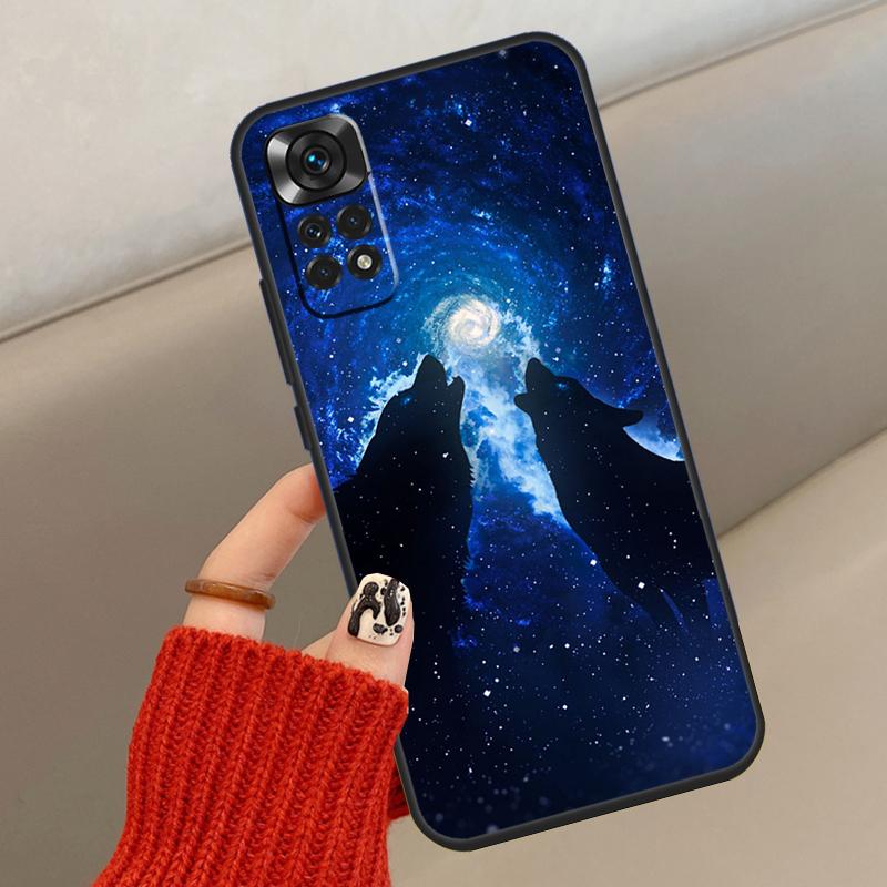 Sternen-Tier Wolf Hülle Für Xiaomi Redmi Note 13 12 11 10 14 15 Pro Plus Hülle Für Redmi 15C 14C 10C 12C 13C 15