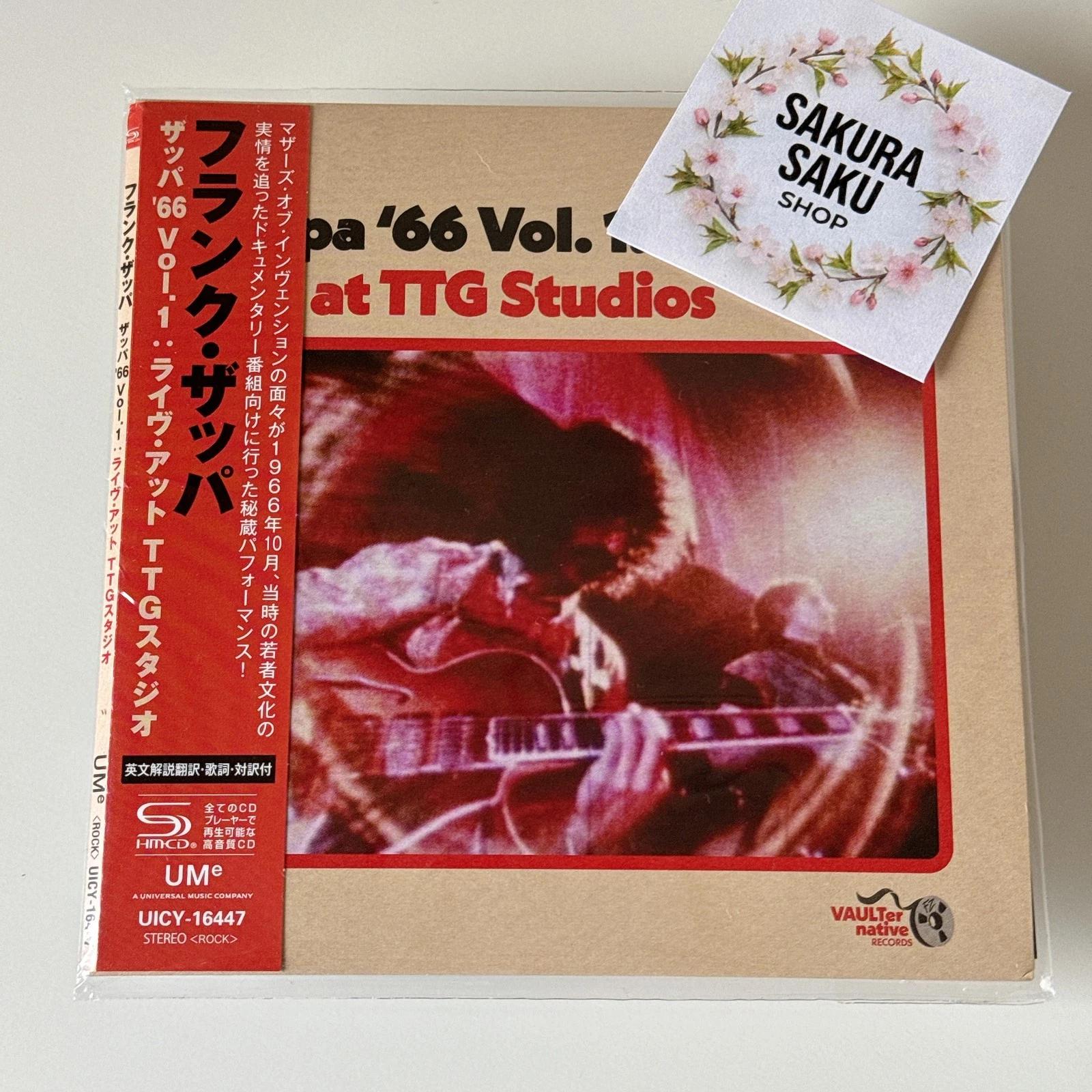Frank Zappa Zappa  66 Vol.1 Live at TTG Studio SHM CD + Booklet Japan Edition UPC:4988031872147