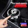 Dongfeng Car Ashtray: Stainless Steel, Flip-Top, Trendy Design