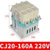 DELIXI CJ20 Series AC Contactor (10A-400A, 220V/380V)