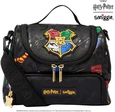 Smiggle Kids Lunch Bag Large Capacity Insulated Lunch Box Tote for School Students Portable Meal Cooler Bag Cute Design