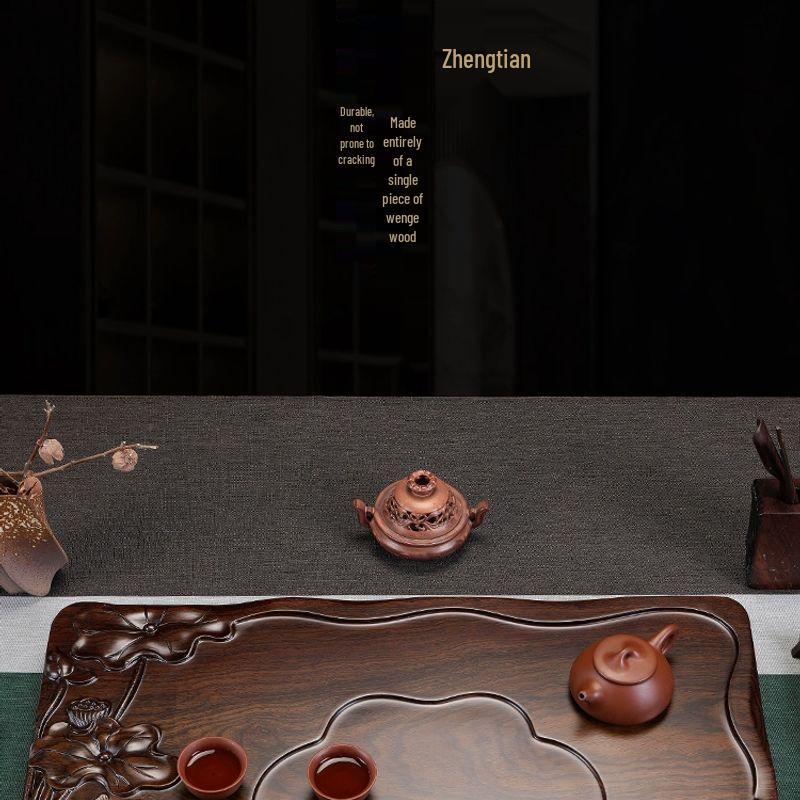 Jiakangming Solid Wood Drainage Gongfu Tea Tray