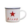 Private Personality Sub Mini Teacup Ceramic Water Cup Creative Small Nostalgic Retro Imitation Enamel Cup Teacup