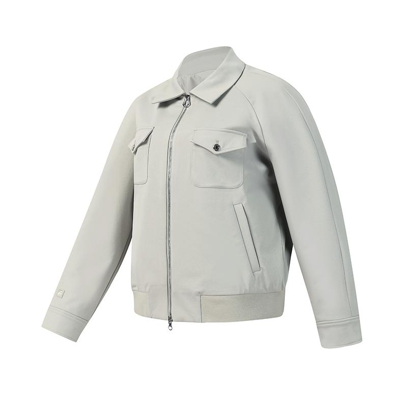 FILA Golf Series Fashion Classic Simple Personality Trend Workwear Style Casual Sports Golf Versatile Comfortable Loose Woven Jacket A11W615717FDY