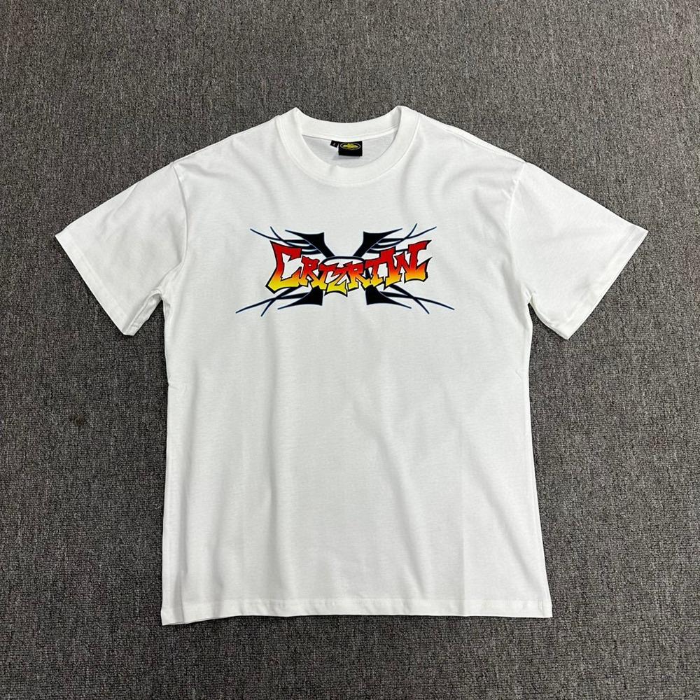 Cross-border American High Street Alcatraz Series Letter Pattern Printing Casual Loose Short-sleeved T-shirt Top Men's and Women's Tide