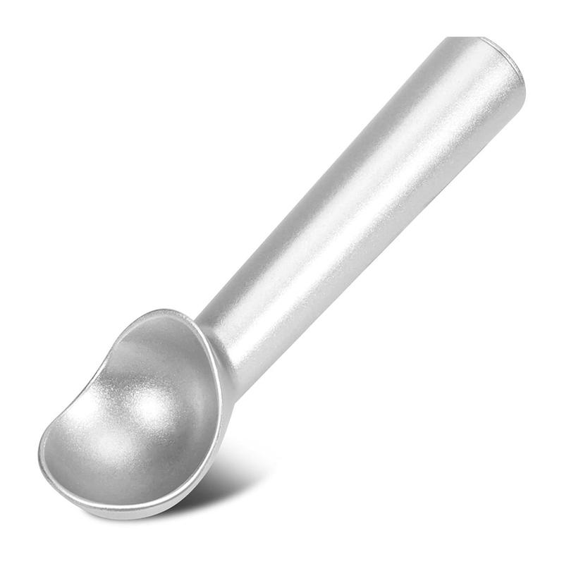 Aluminum Alloy Ice Cream Scoop Ice Cream Scooper with Trigger Multifunctional Fruit Scoop DIY Ice Cream Scoop Kitchen Supplies