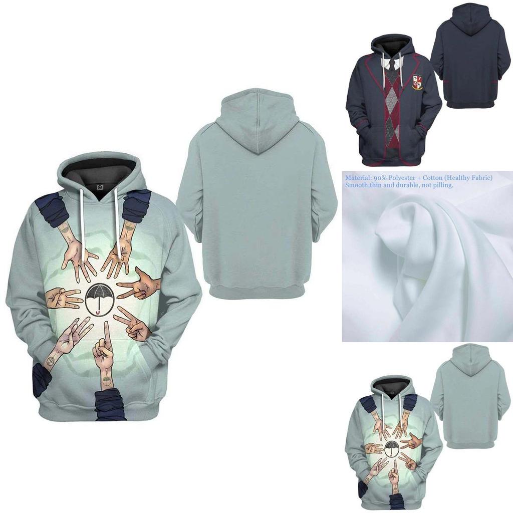 The Umbrella Academy Costume Hooded Jacket Soft And Comfortable Pullover Sweatshirt