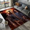 Tappeto Tappeto 3D SPN Supernatural Sign Dean Sam per Soggiorno Camera da Letto Casa Decorazione Divano, Tappeto Area Giochi Bambini Tappetino Antiscivolo