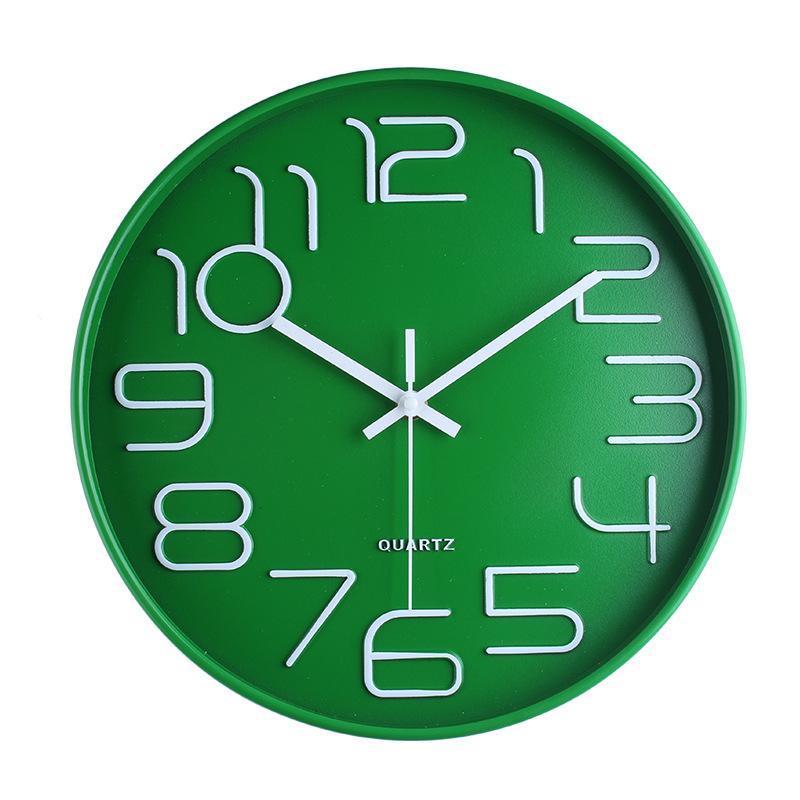 Modern High-end Living Room and Bedroom Plastic Fashion Modern High-end Living Room and Bedroom Plastic Silent Wall Clock Clock