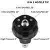Multifunctional 5in1/6in1 Quick Connect Adapter High Pressure Turbo Nozzle Adapter High Pressure Washer Nozzles