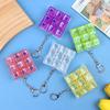 Fully Transparent Cap Silent Axis Decompression Button Decompression Tester Keyboard Silent Keychain