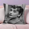 Audrey Hepburn Lipstick Pillowcase Toon Gift Cushion Cover Bedroom Home Sofa Chair Seat Decor Pillow Case