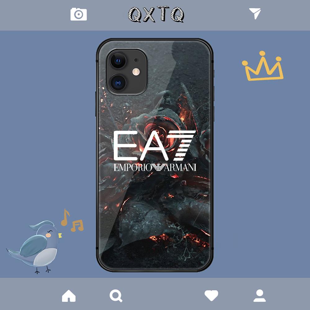 Custodia Logo Marchio Italiano Armanis Per iPhone Samsung Galaxy Redmi Note S 17 16 15 14 13 20 24 25 54 Pro Max Ultra Fe Copertura in Vetro Temperato