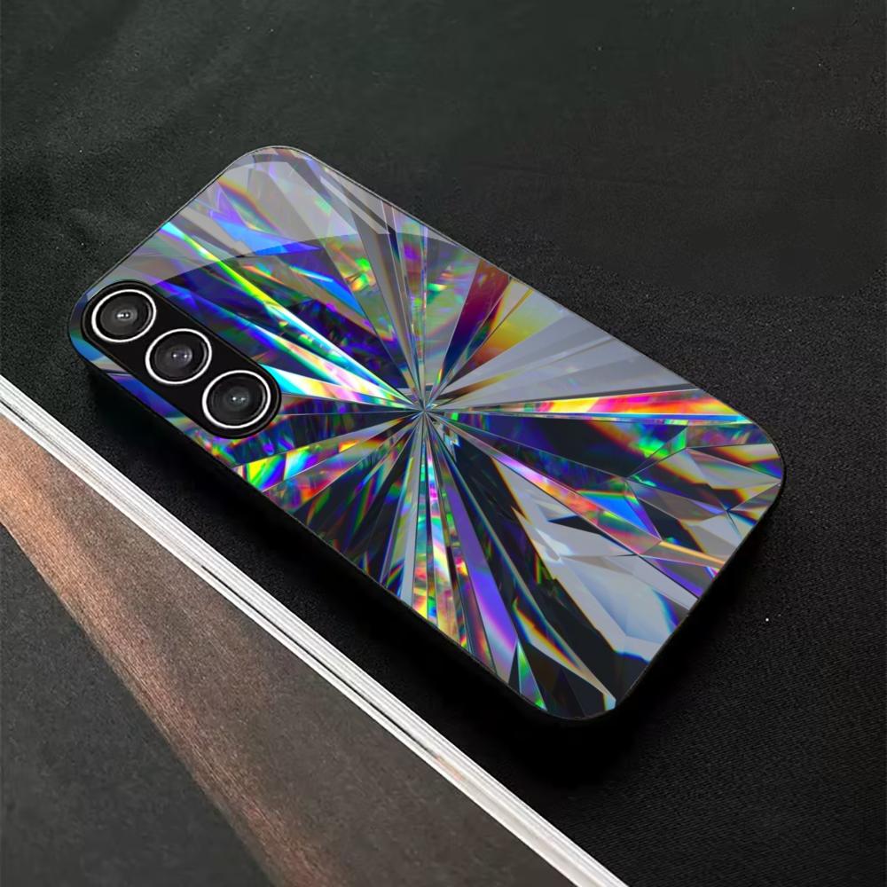 Colorful Glass Protective Exquisite High-end PhoneCase Glass PhoneCase for Samsung Galaxy S26 S25 S24 S23 S22 S21 FE,Ultra,Plus