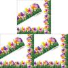 Spring Tulip Flower Party Classroom Decor Paper With Color Printing For Home And Event Use