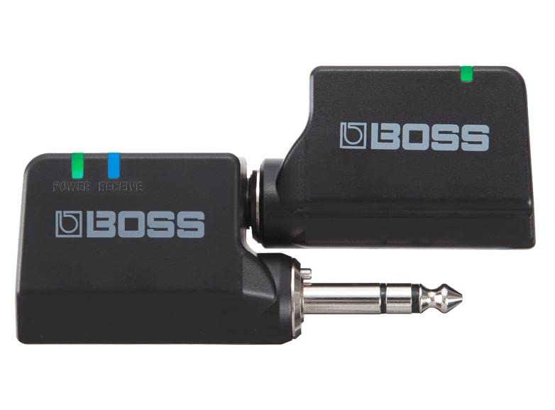 BOSS Guitar Wireless System with Cable Tone Automatically Establishes Optimal Wireless Up To 7 Hours of Playback Via USB for and Electronic