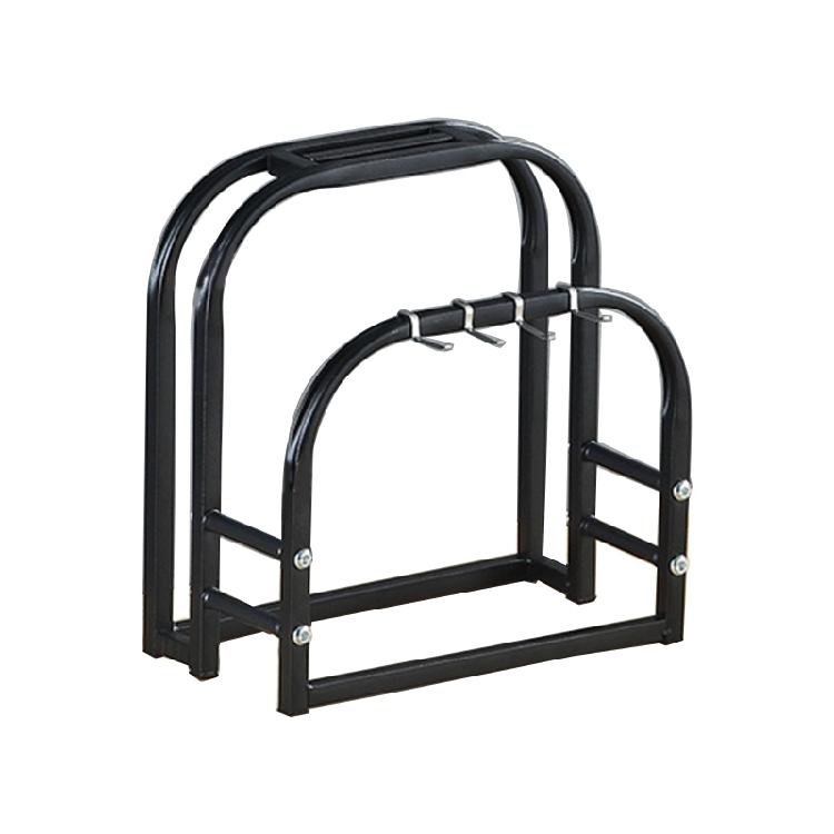 Ventilated Kitchenware Organizing Bracket with Tray Flatware Container Rustproof S чёрный