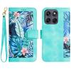 Case for Moto G67 5G - Leather/PU, Green, With Card Holder