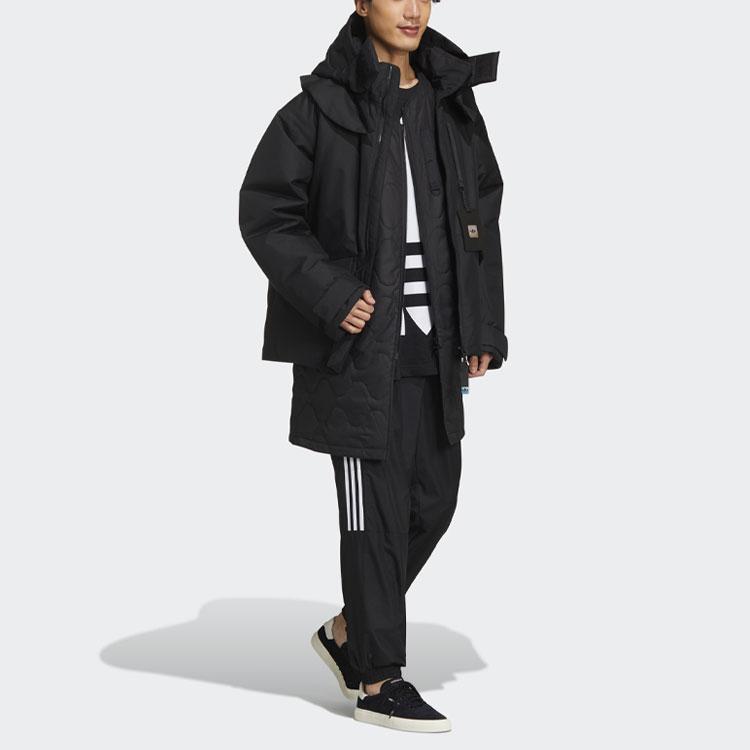Adidas Originals Premium Jacket With Detachable Lining And Multiple Pockets Men Outerwear Black GT7284