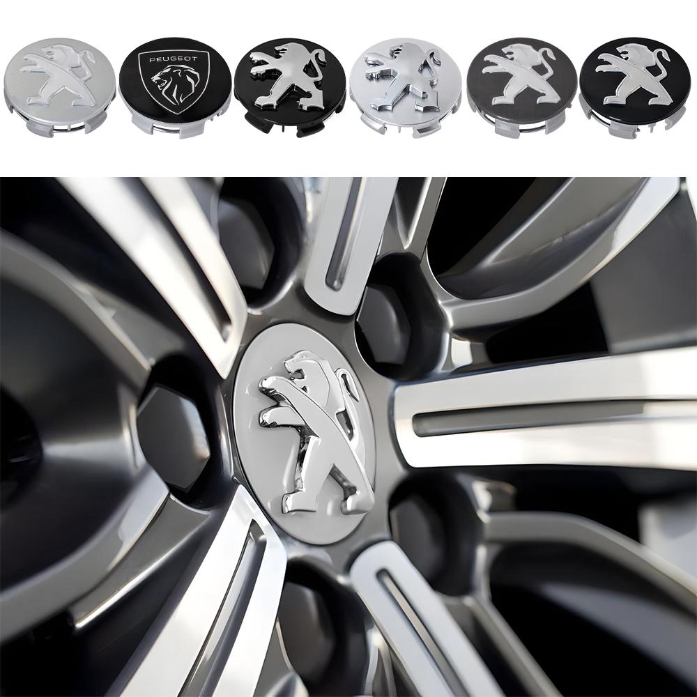 Car Aluminum Alloy Wheel Center Hub Cap Tire Rim Cover Decoration For Peugeot 408 4008 308 3008 2008 5008 508 106 107 208 301