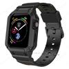 Case for Apple Watch Band 44mm 45mm 49mm 42mm 40/38 Watch Strap for Iwatch 7 8 6 5 4 SE TPU Protective Cover Silicone Bracelet