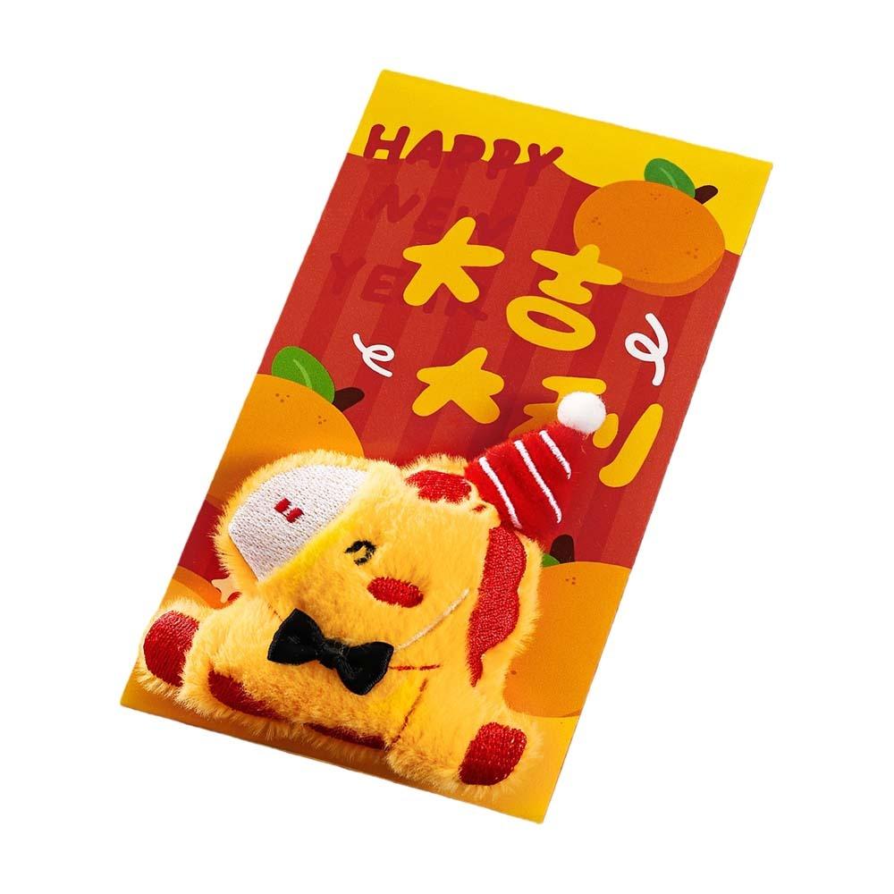 Cute Chinese Style 3D Horse Red Envelope 3D Pony Lion Dance Money Pouch Best Wishes Cartoon Lucky Cat Hongbao Wedding