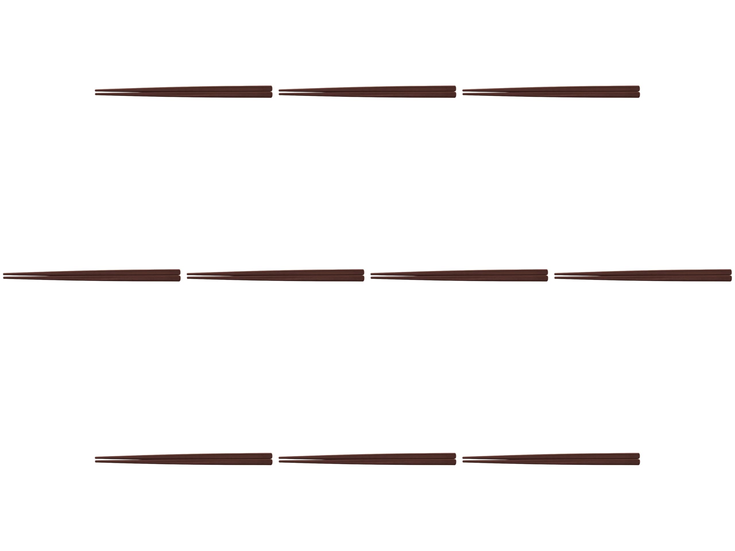 

Set of 10 Striated Square Dark Red x x PBT Made in Setomonohonpo Chopsticks, 22.5cm, [22.5 0.9 0.9cm] Chopsticks, Resin, China,