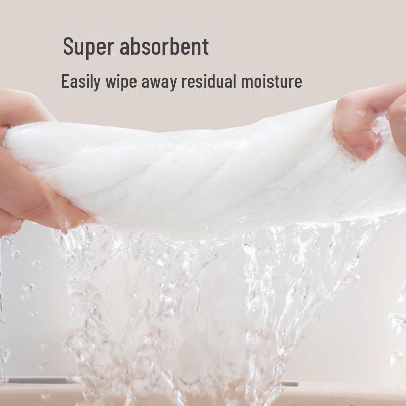 Individually Wrapped Disposable Bath Towel - Thick, Super Absorbent, Single-Use for Homestay & Hotel