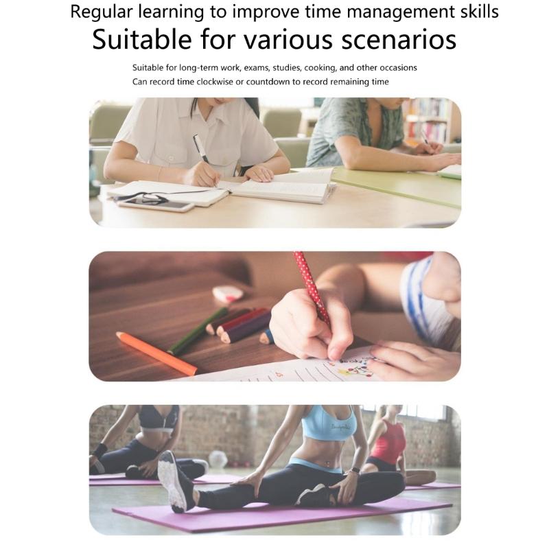 Digital Kitchen Timer with Magnetic Attachment Large Display Timer Tomato Shaped Timer for Cooking Exercise and Study