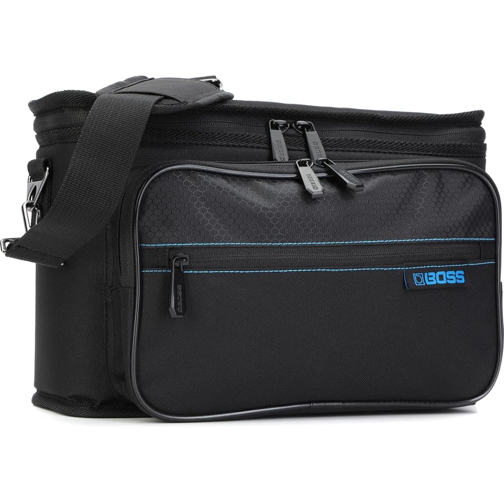 BOSS VE-22 Carrying Bag CB-VE22 - Ideal for Storing VE-22/VE-20 Earphones. Features High Durability, a Soft Interior, and Multiple External Pockets.