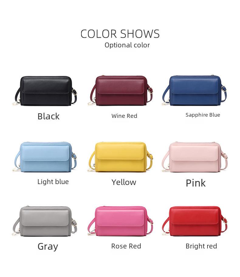 2024 RFID Anti-Theft Touchscreen Crossbody Mini Phone Bag for Women