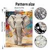 Elephant Pearl Kit DIY 5D Rhinestone Art Craft for Adults Home Party Decoration Handmade Gift