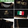 Men's Casual Short Sleeve T-Shirt Mexico Letter Print Crew Neck Lightweight Breathable Fabric Summer Top