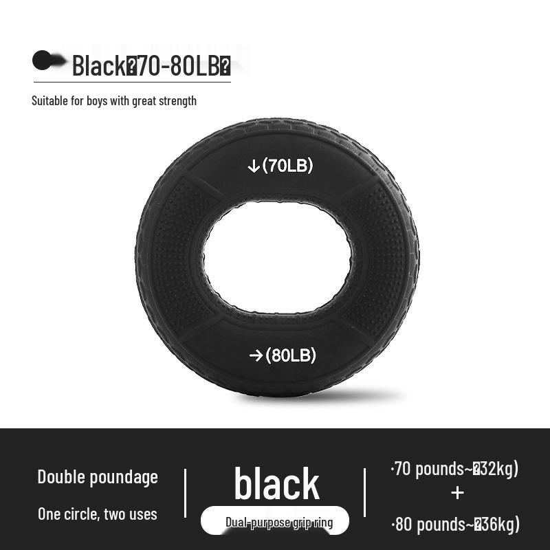 Silicone Dual Resistance Grip Ring for Hand Strengthening and Rehab