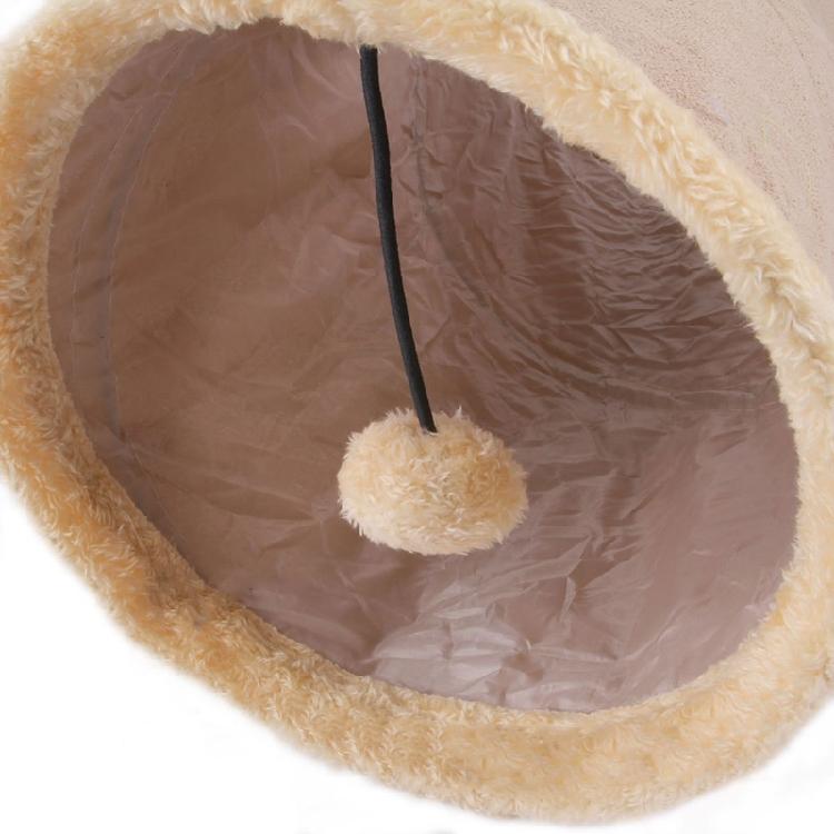 Cats Tunnel Toy Interactive Toy Soft Foldable Storable Suede Cats Tunnel P