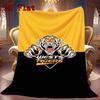 Wests Tigers 2D Flat Pattern Flannel Blanket High quality All Seasons Warmth and Comfort Perfect for Christmas Gifts.MMT0918352