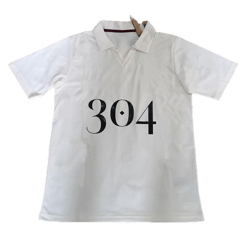 Mens Barcelona Fan Edition White Short Sleeve Soccer Jersey Bamboo Fiber Football Shirt