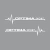 2Pcs Car Styling Side Window Sticker Emblem Decoration For KIA Sportage Ceed Sorento Cerato Optima Picanto Rio Soul Cadenza Niro gbnkr30