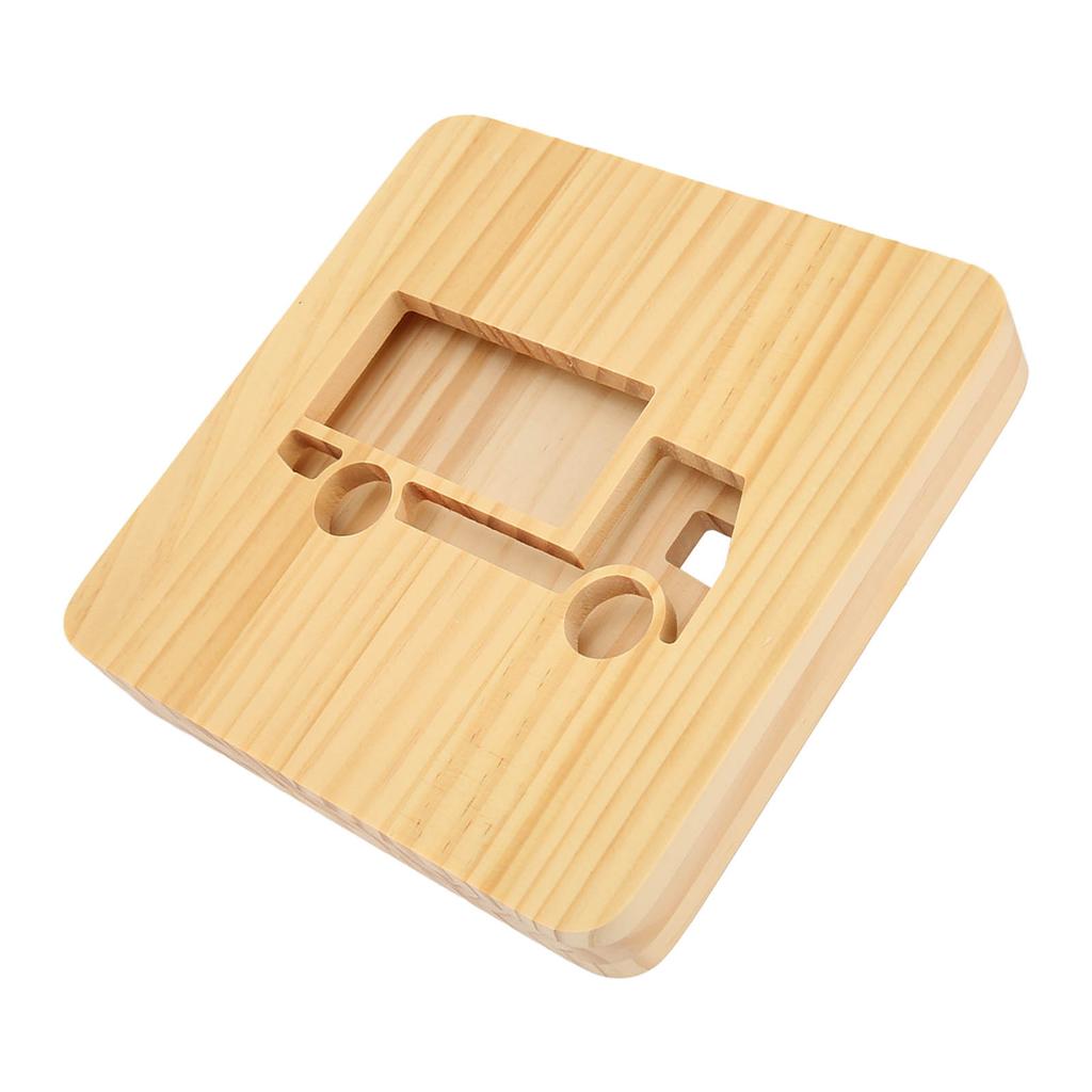 3D Wood Carving Lamp 2W Car Shape Hollow Design Warm White Light Pine Night Light Bedside Lamp for B