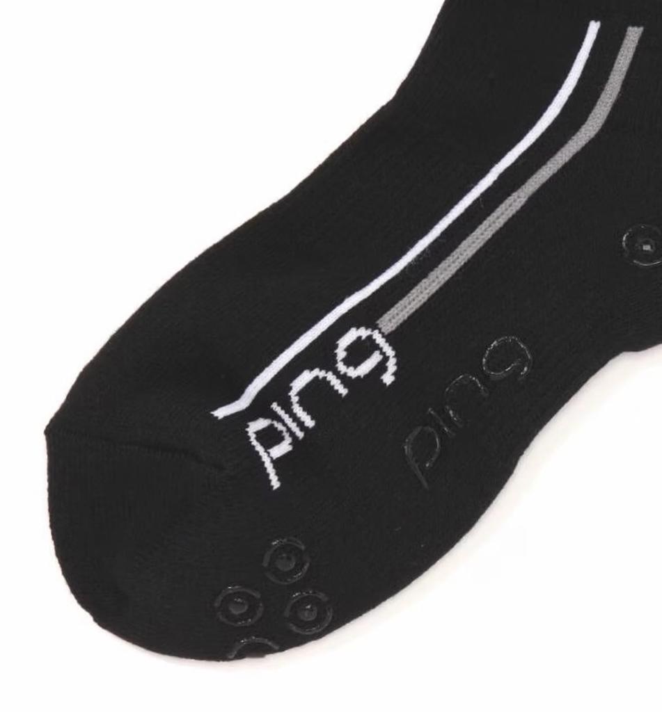 Antibacterial and Deodorizing Ankle Socks Support and Sole Golf Socks FR [Ping Apparel] Women's (Arch Pile) / / 622-4286800 010_Black