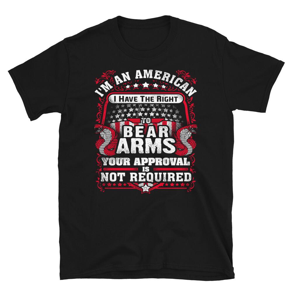 Gun Control Right To Bear Arms 2nd Amendment Freedom T-Shirt