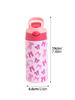 350ml Adult Kids Stainless Steel Straw Thermos Mug With Case Cartoon Bow Leak-Proof Vacuum Flask Thermal Water Bottle Thermocup