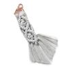 Vintage Hand Woven Macrame Key Chain Knitted Tassel Metal Buckle Key Ring Bohemian Style Car Keychain Bag Pendant Women Gift